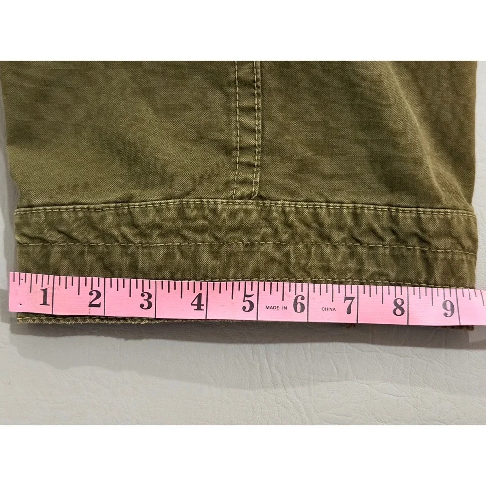 Abercrombie & Fitch XL Cargo Pants Mens‎ Green Paratrooper Work Wear Military